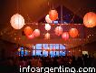 Lámparas papel globo pantalla china esfera colgar techo eventos cumpleaños local recoleta